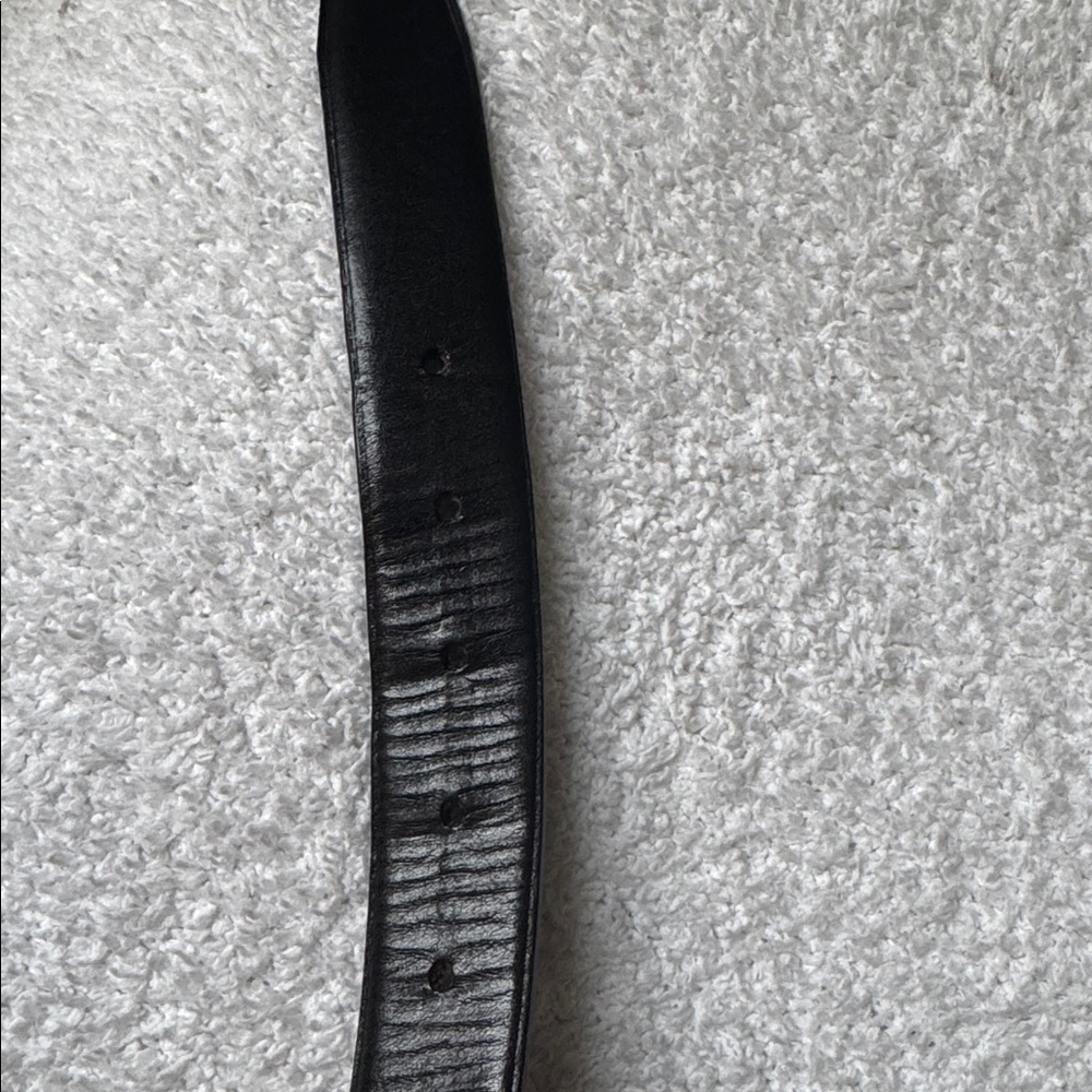 Hugo Boss Made In Italy Black Leather Belt 95-36 - Picture 7 of 7
